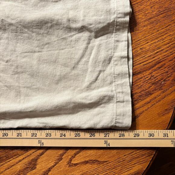 Old Navy Linen Blend Pants Women's Size XXL Drawstring Straight Leg Beach Vacay - Picture 8 of 10